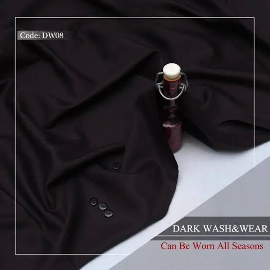 Premium quality Jett black "washing wear."